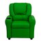 Emma and Oliver Contemporary Kids Recliner with Cup Holder and Headrest